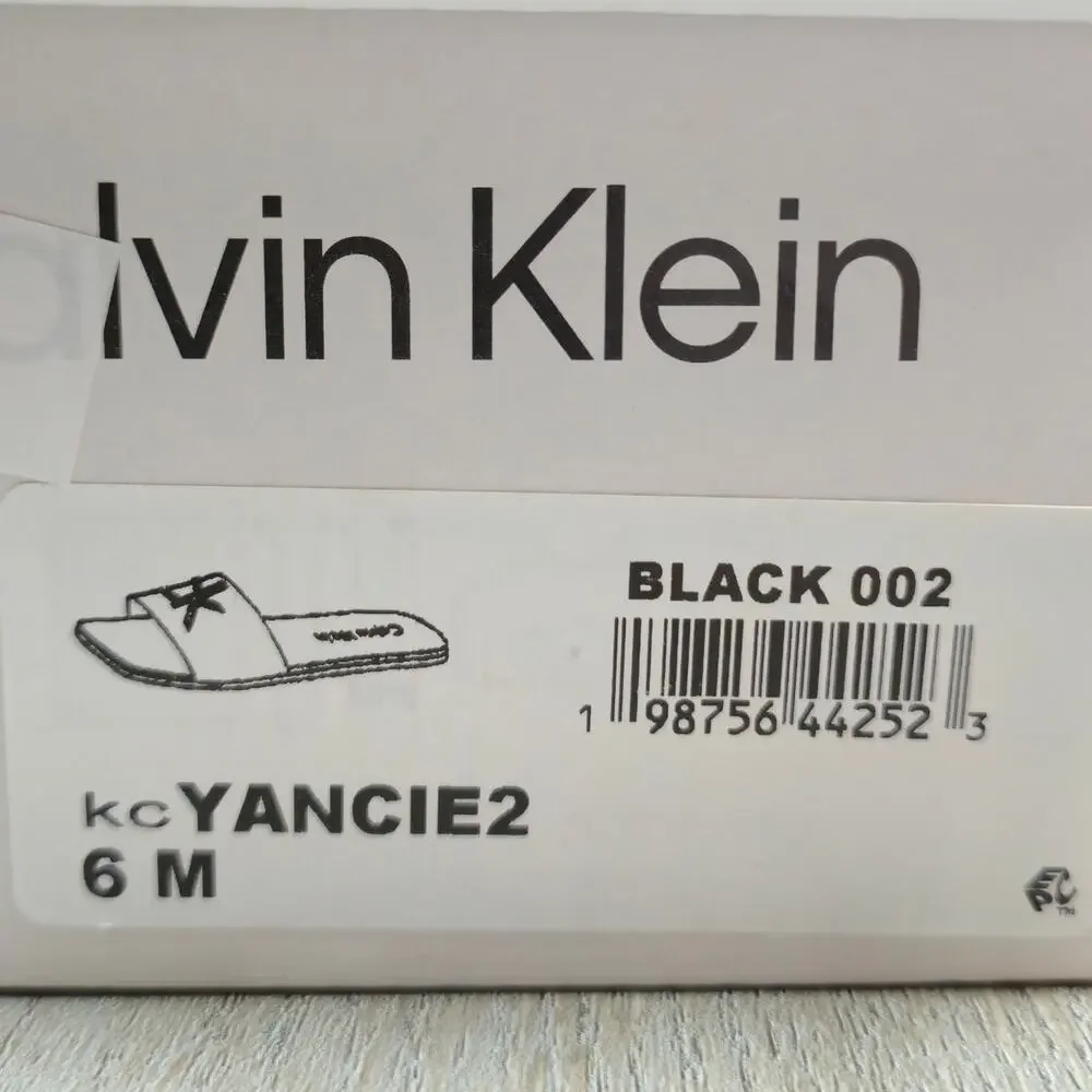 Calvin Klein Yancie2 Women's Slip-On Flat BLK 6 NEW